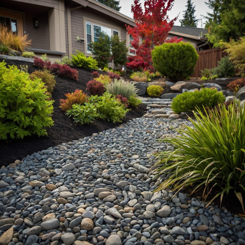 dry creek bed for erosion control
