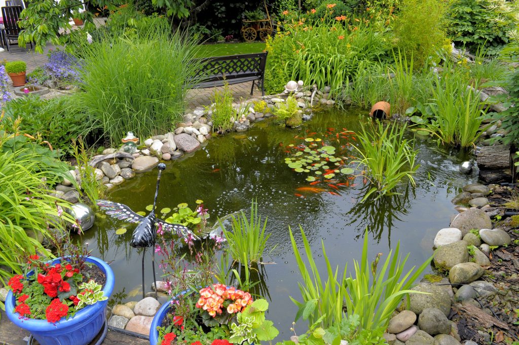 levys lawns and landscaping ponds and waterfalls