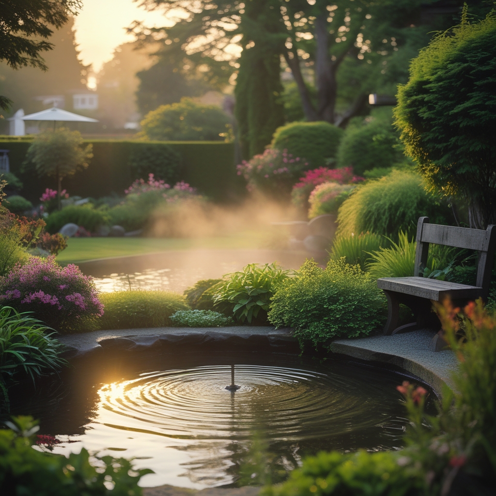 water feature levy's lawns and landscaping